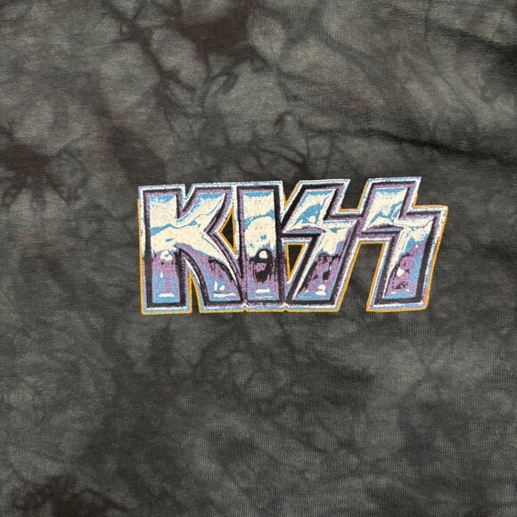 Kiss Landlocked in Vegas Heavy Metal Band Tie-Dye LS Shirt Size 3XL - Picture 4 of 5